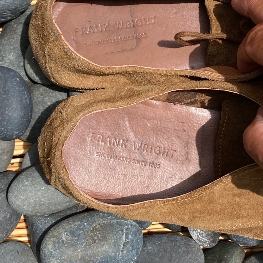 Frank Wright Size 12 St Lucia Derby suede shoes - Picture 6 of 7